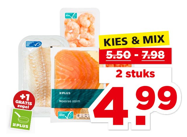 PLUS Kies & Mix Vis | Bekijk aanbieding