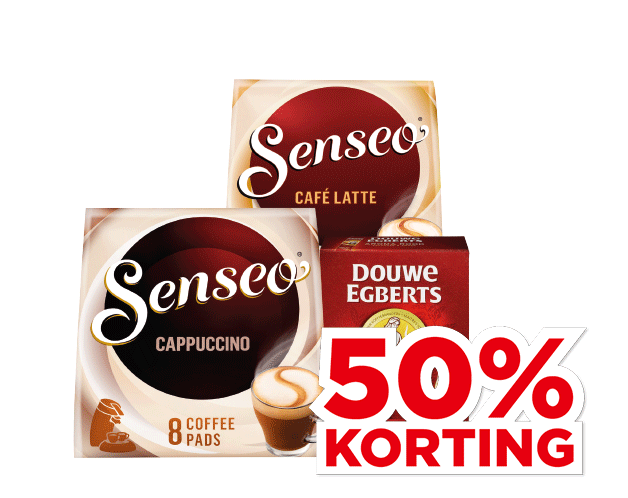 Senseo of Douwe Egberts koffie | Bekijk aanbieding