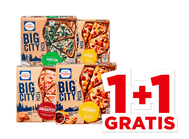 Alle Wagner Big city pizza’s | Bekijk aanbieding