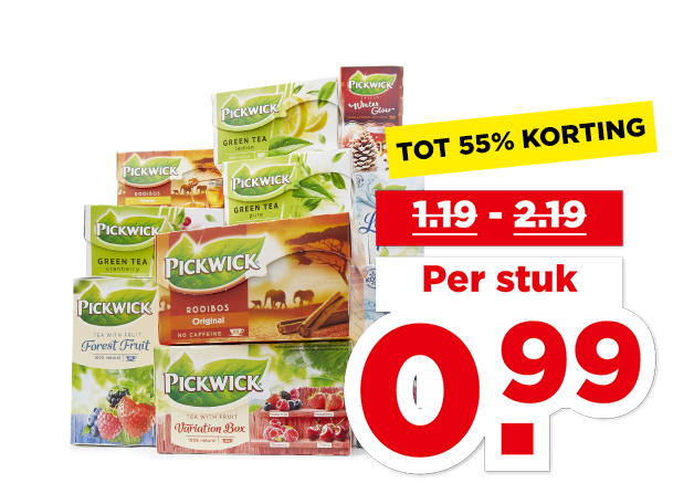 Pickwick Lekker fris | Bekijk aanbieding