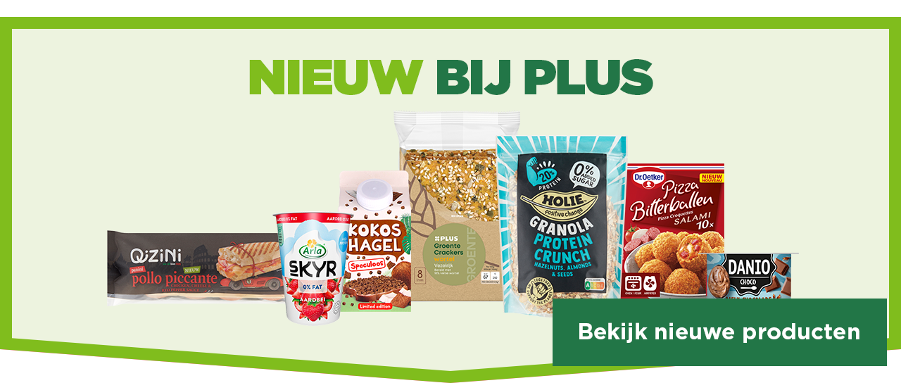 NIEUW BIJ PLUS | Bekijk nieuwe producten