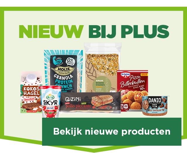 NIEUW BIJ PLUS | Bekijk nieuwe producten