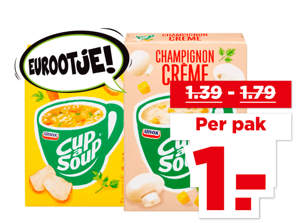 Unox Cup-a-Soup | Bekijk aanbieding