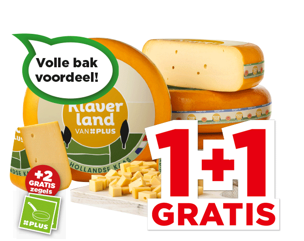 Alle PLUS Klaverland Kaas 48+ stukken | Bekijk aanbieding