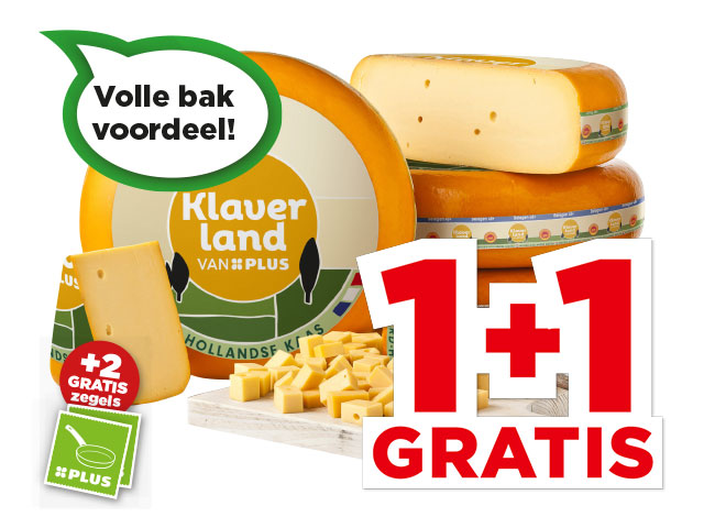Alle PLUS Klaverland Kaas 48+ stukken | Bekijk aanbieding