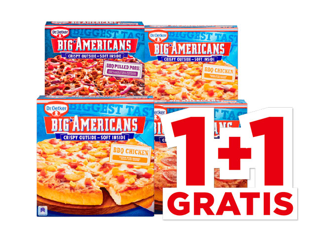 Dr. Oetker Big Americans pizza's | Bekijk aanbieding