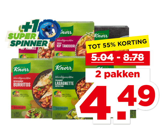 Alle Knorr Wereldgerechten of trattoria | Bekijk aanbieding