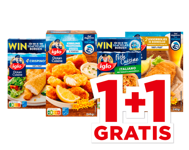 Alle Iglo Fish, green of ocean cuisine | Bekijk aanbieding
