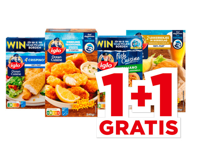 Alle Iglo Fish, green of ocean cuisine | Bekijk aanbieding