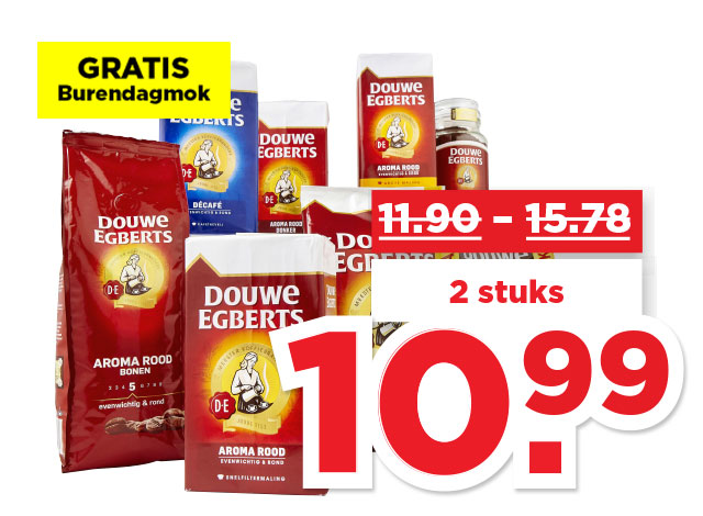 Douwe Egberts Aroma rood snelfilterkoffie | Bekijk aanbieding