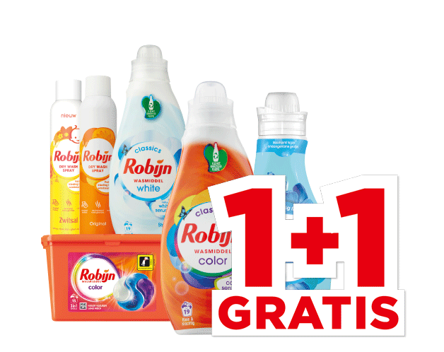 Robijn Wasmiddel dry wash of wasverzachter | Bekijk aanbieding