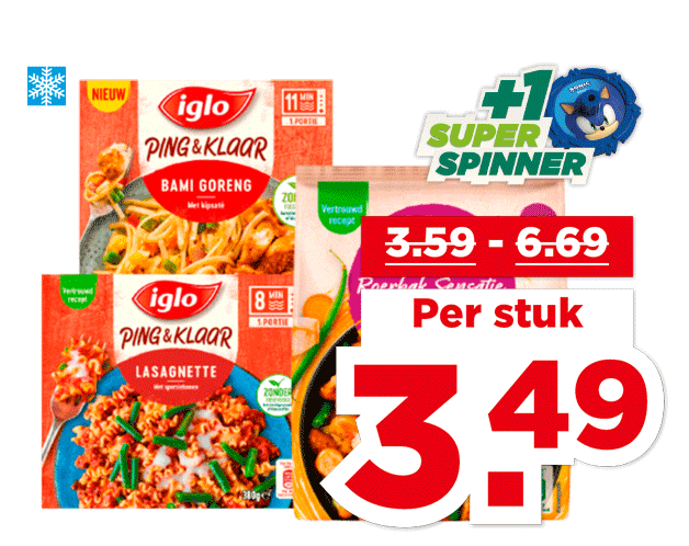 Alle Iglo Maaltijden | Bekijk aanbieding