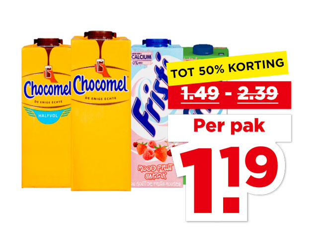 Chocomel of Fristi Houdbaar | Bekijk aanbieding