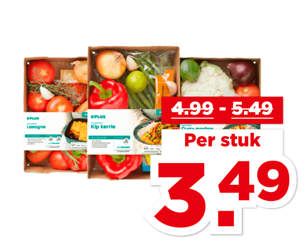 Alle PLUS Verspakket Maaltijden | Bekijk aanbieding