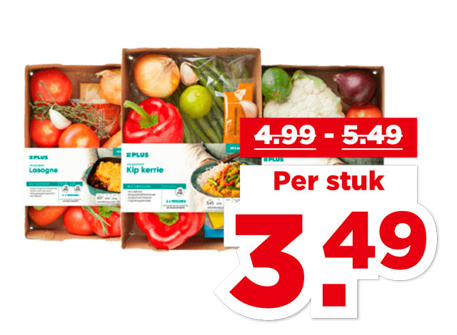 Alle PLUS Verspakket Maaltijden | Bekijk aanbieding