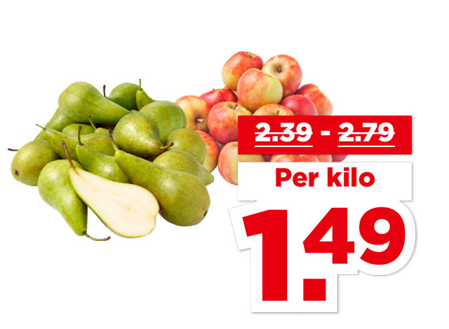 PLUS Nederlandse appels Elstar of peren Conference | Bekijk aanbieding