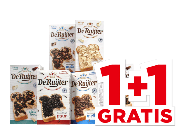 De Ruijter Chocoladehagel of -vlokken | Bekijk aanbieding
