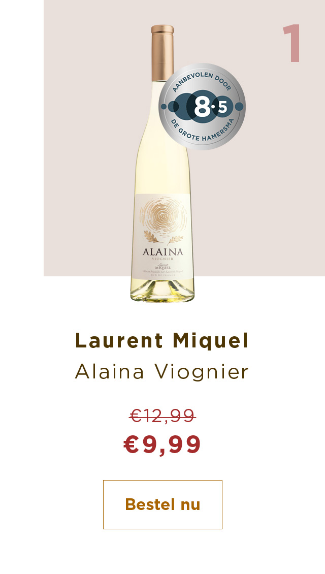 Laurent Miquel Alaina Viognier van €12,99 voor €9,99 | Bestel nu