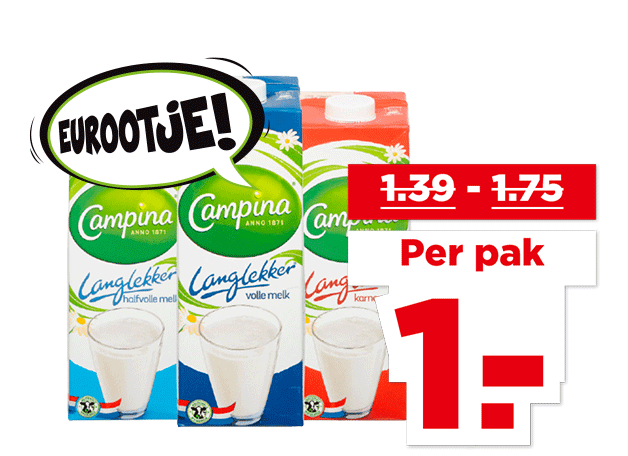Campina Langlekker houdbaar | Bekijk aanbieding