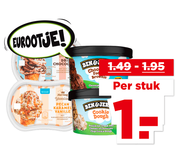 Ben & Jerry’s IJs of Hertog IJs | Bekijk aanbieding
