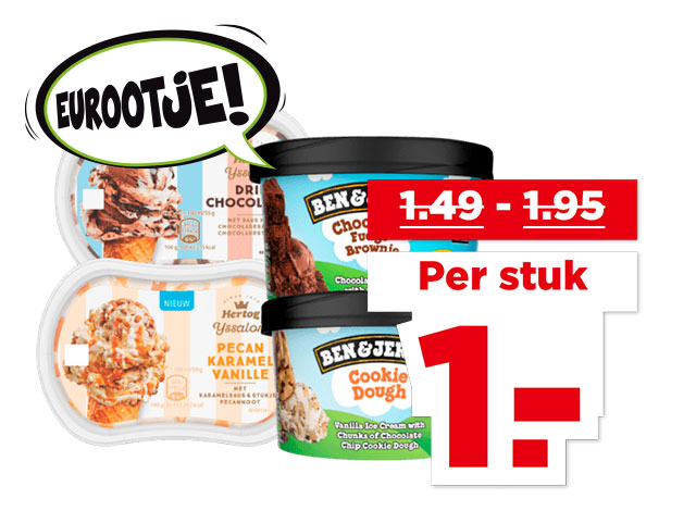 Ben & Jerry’s IJs of Hertog IJs | Bekijk aanbieding