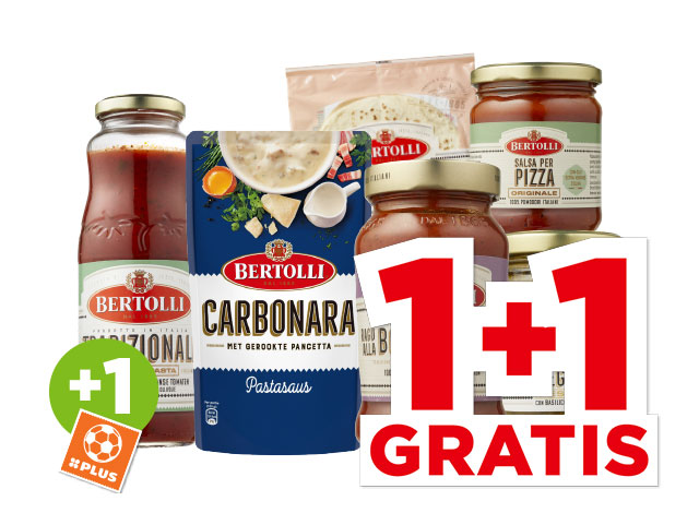 Bertolli Pizza- of pastasaus pizzabodems of pesto | Bekijk aanbieding