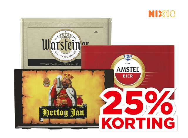 Hertog Jan, Amstel of Warsteiner Pils | Bekijk aanbieding