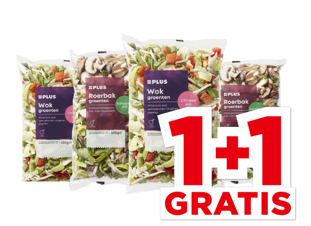 PLUS Wok- of roerbakgroenten | Bekijk aanbieding