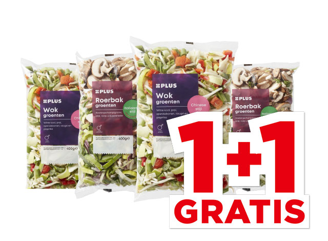 PLUS Wok- of roerbakgroenten | Bekijk aanbieding