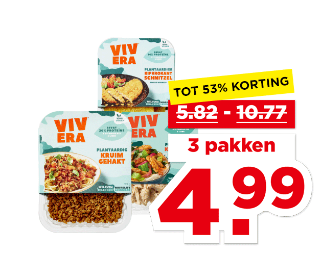 Alle Vivera Vleesvervangers | Bekijk aanbieding