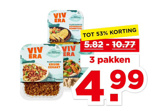 Alle Vivera Vleesvervangers | Bekijk aanbieding