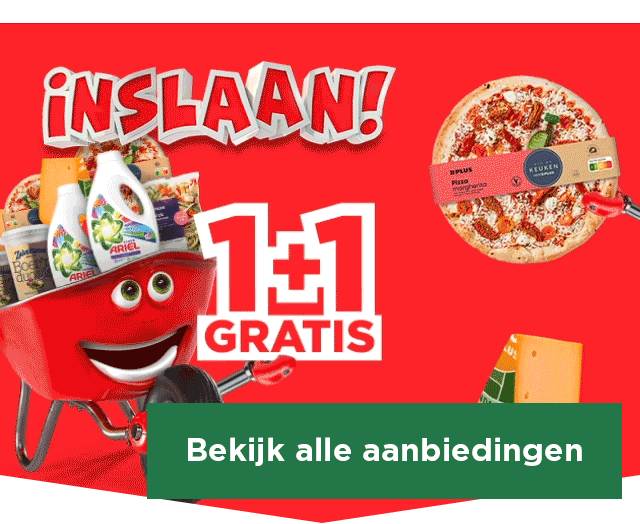 INSLAAN! 1+1 GRATIS | Bekijk alle aanbiedingenn