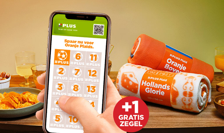Scan en spaar met de PLUS app | Meer info