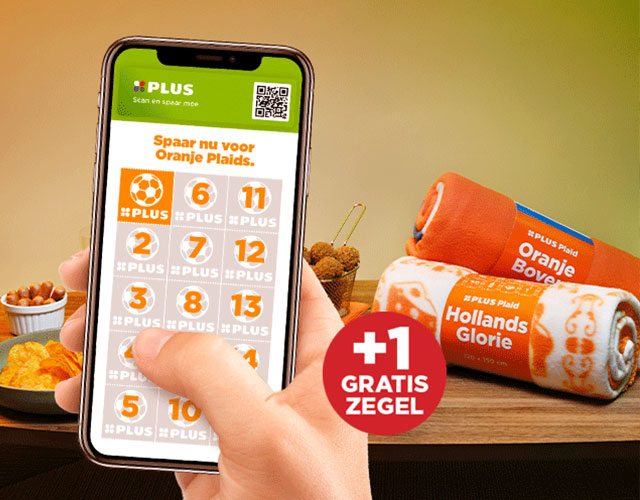 Scan en spaar met de PLUS app | Meer info