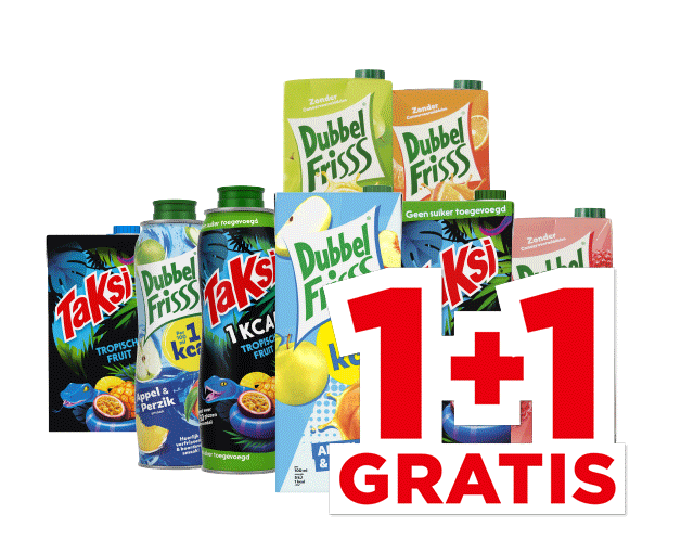 Dubbelfrisss of Taksi of siroop | Bekijk aanbieding