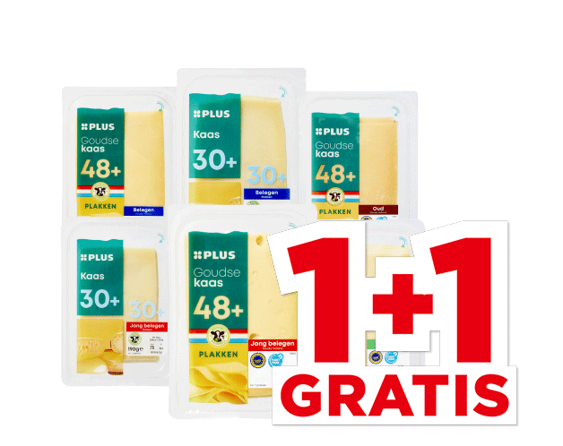 PLUS Goudse kaas 30+ of 48+ plakken | Bekijk aanbieding