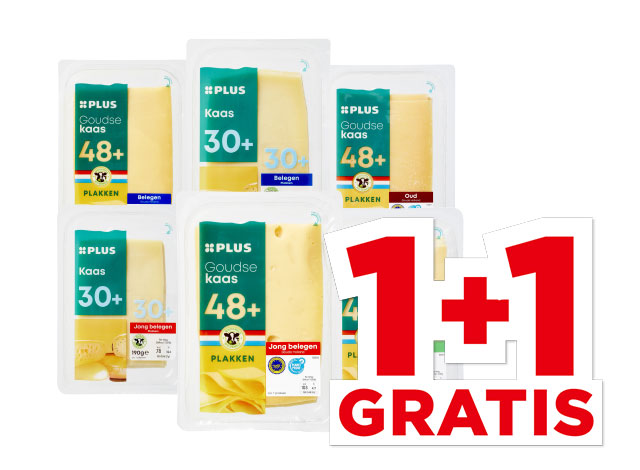 PLUS Goudse kaas 30+ of 48+ plakken | Bekijk aanbieding