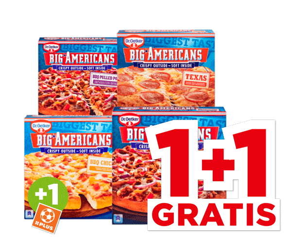 Alle Dr. Oetker Big Americans pizza’s | Bekijk aanbieding