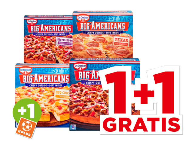 Alle Dr. Oetker Big Americans pizza’s | Bekijk aanbieding