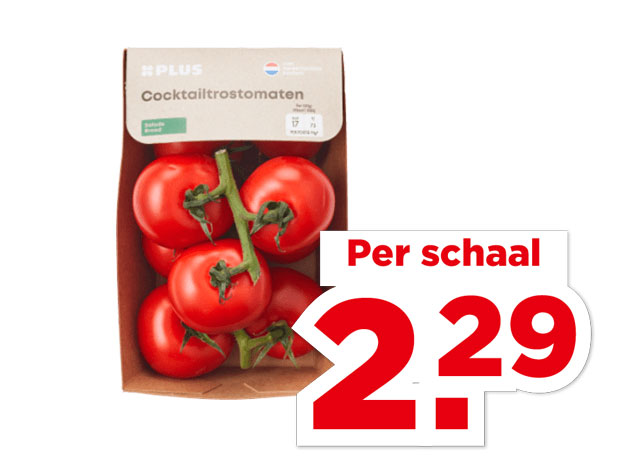 PLUS Nederlandse Cocktailtrostomaten | Bekijk aanbieding
