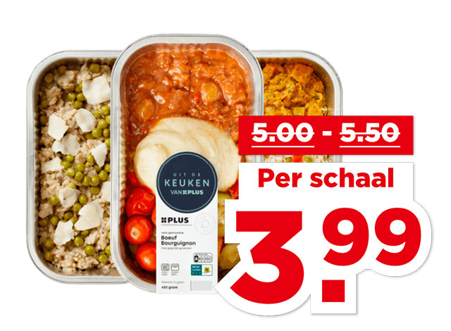 Alle Uit de keuken van PLUS Verse maaltijden | Bekijk aanbieding