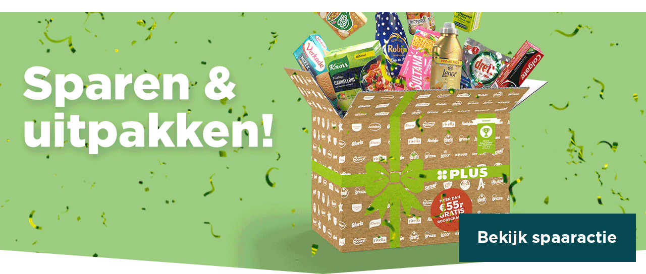 Sparen & uitpakken | Bekijk spaaractie