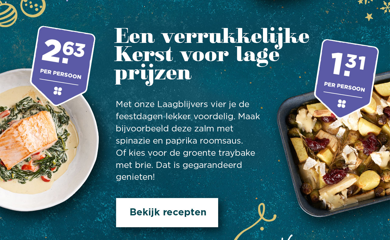 Een verrukkelijke Kerst voor lage prijzen | Bekijk recepten