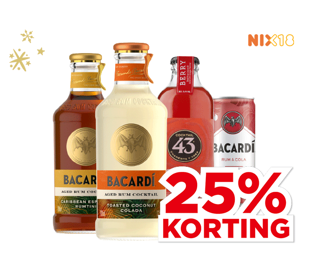 Bacardi Premix of aged rum cocktail of Licor 43 Premix | Bekijk aanbieding