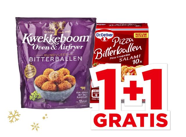 Alle PLUS of Kwekkeboom Bitterballen of Dr. Oetker Pizzabitterballen | Bekijk aanbieding