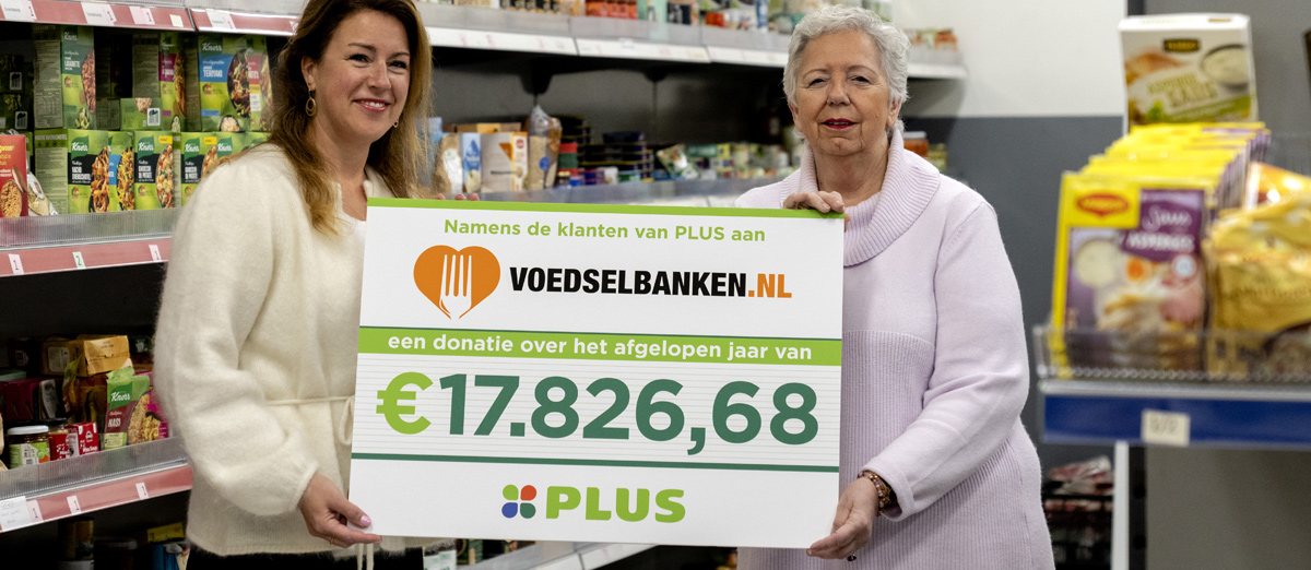 € 17.826 voor Voedselbanken Nederland