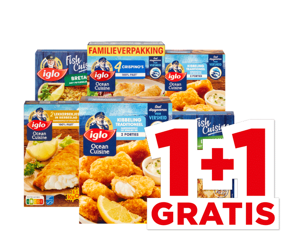 Iglo Green-, Ocean- of Fish cuisine | Bekijk aanbieding