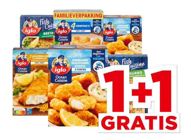 Iglo Green-, Ocean- of Fish cuisine | Bekijk aanbieding
