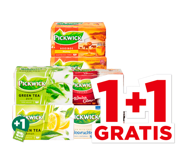 Pickwick Lekker fris of 1-kops thee | Bekijk aanbieding