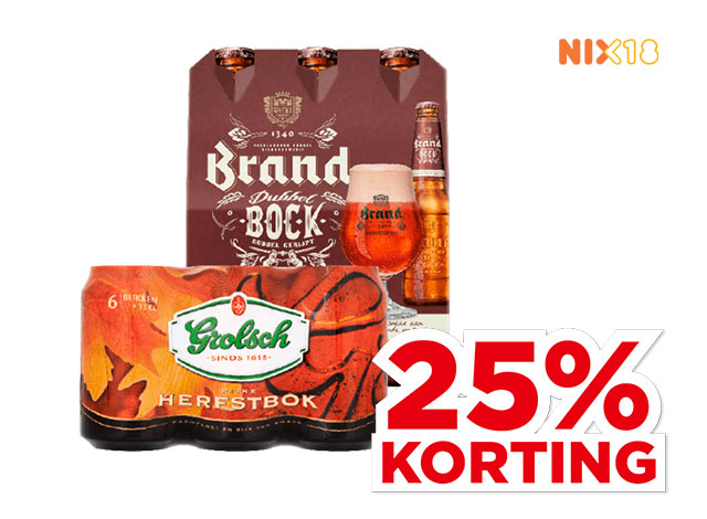 Grolsch, Hertog Jan of Brand Herfst- of winterbier | Bekijk aanbieding